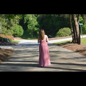 Pink Dillards Prom Dress